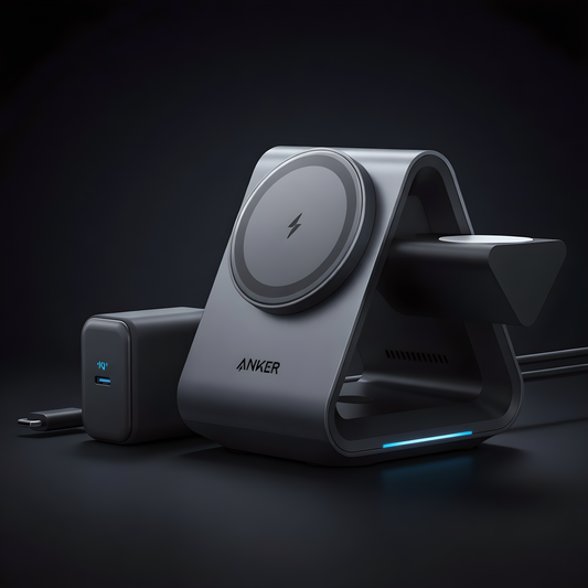 Kit de charge sans fil 3-en-1 de 15 W